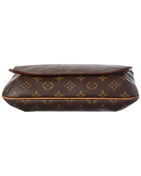 Louis Vuitton Louis Vuitton Brown Monogram Coated Canvas Musette Tango Short Strap (Authentic