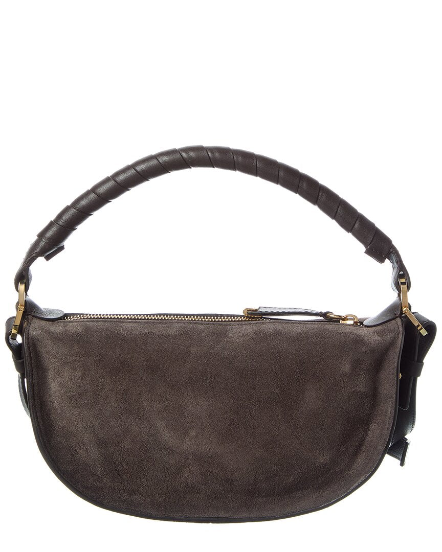 Chloé Chloé Marcie Mini Suede & Leather Shoulder Bag