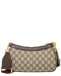 Gucci Gucci Ophidia Gg Small Canvas & Leather Shoulder Bag