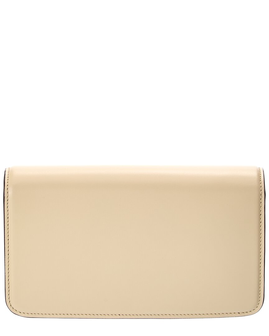 Valentino Valentino Vlogo Leather Shoulder Bag
