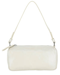 By Far Eva Creased Leather Shoulder Bag
