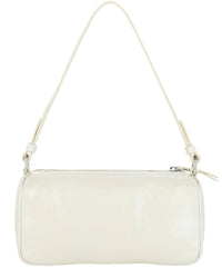 By Far Eva Creased Leather Shoulder Bag