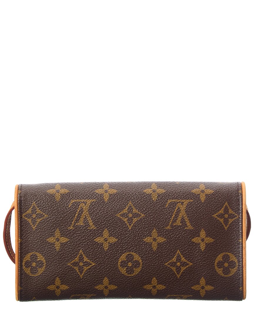 Louis Vuitton Louis Vuitton Brown Monogram Canvas Pochette Twin Pm (Authentic Pre-Loved)