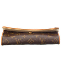 Louis Vuitton Louis Vuitton Brown Monogram Canvas Pochette Twin Pm (Authentic Pre-Loved)