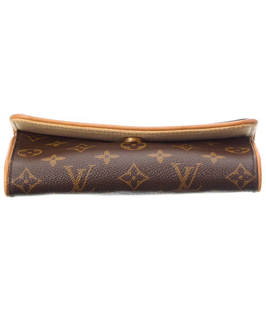 Louis Vuitton Louis Vuitton Brown Monogram Canvas Pochette Twin Pm (Authentic Pre-Loved)