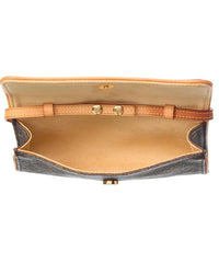 Louis Vuitton Louis Vuitton Brown Monogram Canvas Pochette Twin Pm (Authentic Pre-Loved)