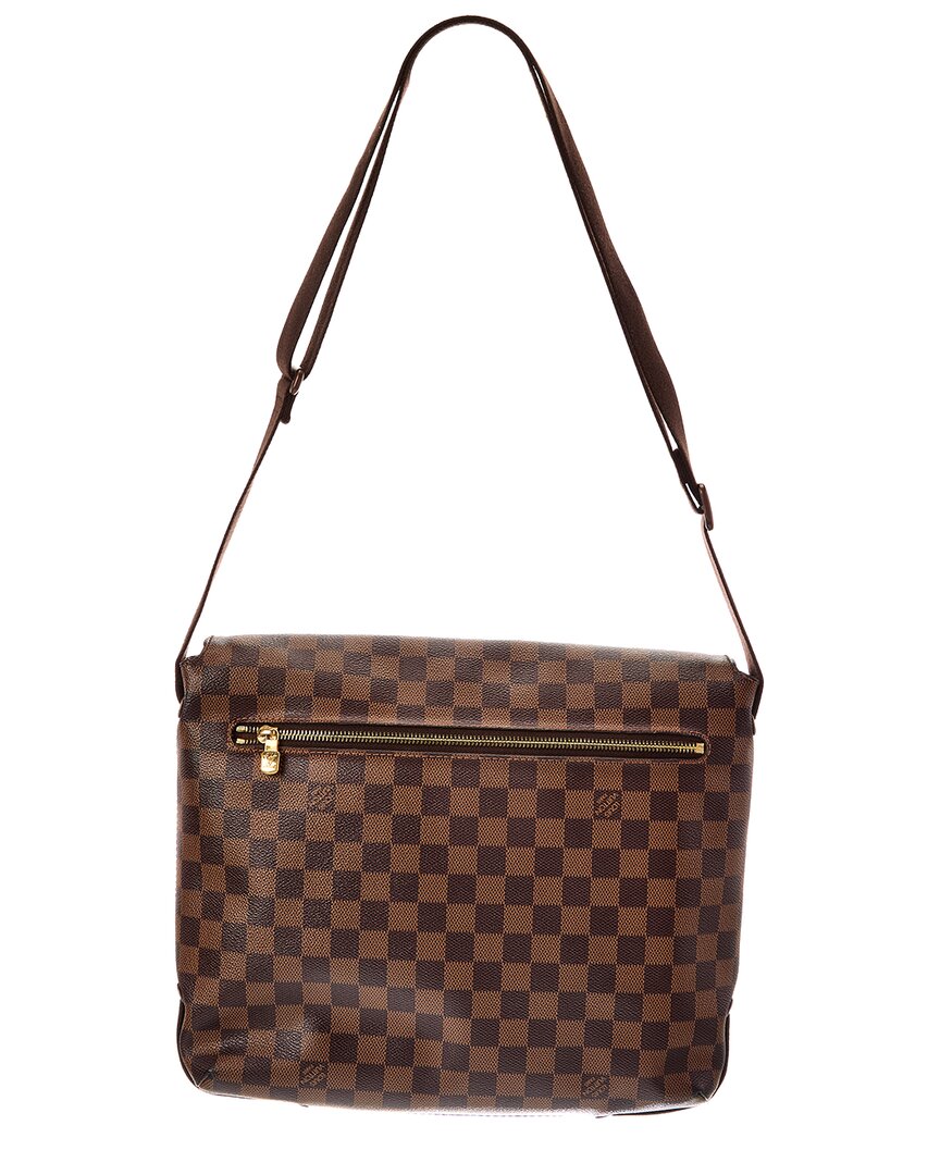 Louis Vuitton Louis Vuitton Brown Damier Ebene Canvas Brooklyn Mm (Authentic Pre-Loved)