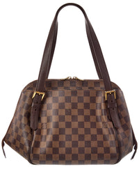 Louis Vuitton Louis Vuitton Brown Damier Ebene Canvas Belem Mm (Authentic Pre-Loved)