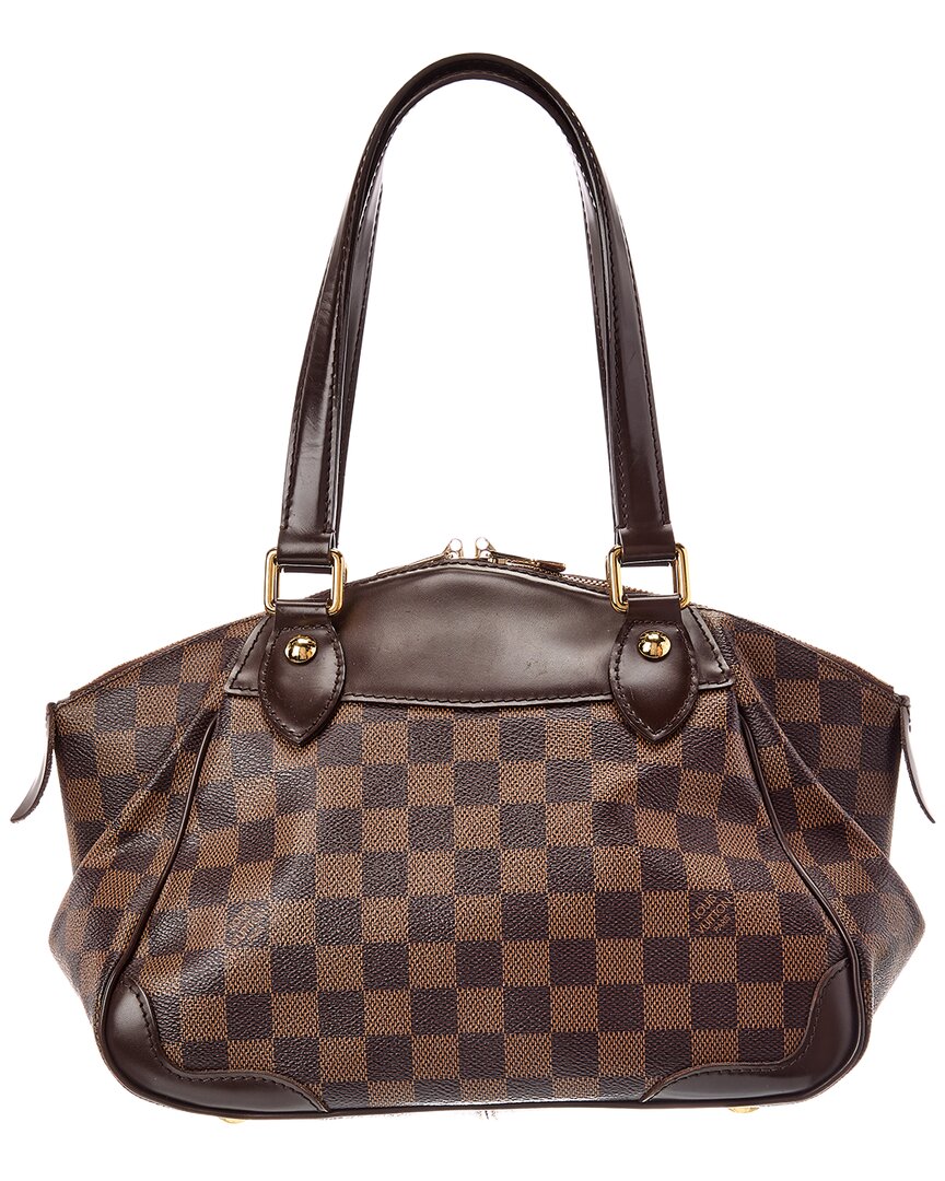 Louis Vuitton Louis Vuitton Brown Damier Ebene Canvas Verona Pm (Authentic Pre-Loved)