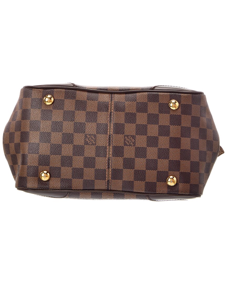 Louis Vuitton Louis Vuitton Brown Damier Ebene Canvas Verona Pm (Authentic Pre-Loved)