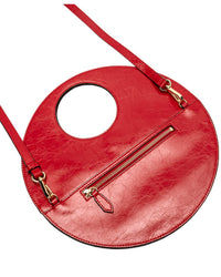 Frances Valentine Frances Valentine Juno Round Crinkled Leather Crossbody
