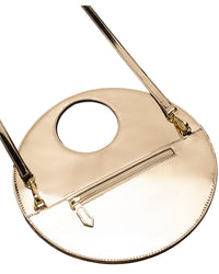 Frances Valentine Frances Valentine Juno Round Crinkled Leather Crossbody