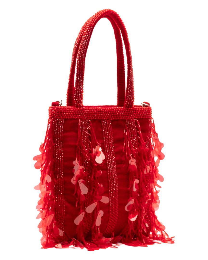 Frances Valentine Frances Valentine Gatsby Mini Velvet Tote