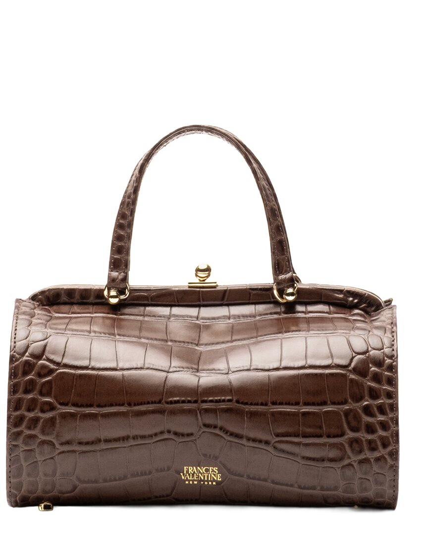 Frances Valentine Frances Valentine Petit Michelle Croc-Embossed Leather Tote