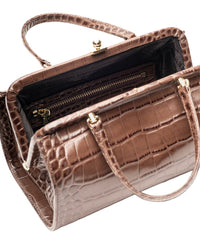 Frances Valentine Frances Valentine Petit Michelle Croc-Embossed Leather Tote