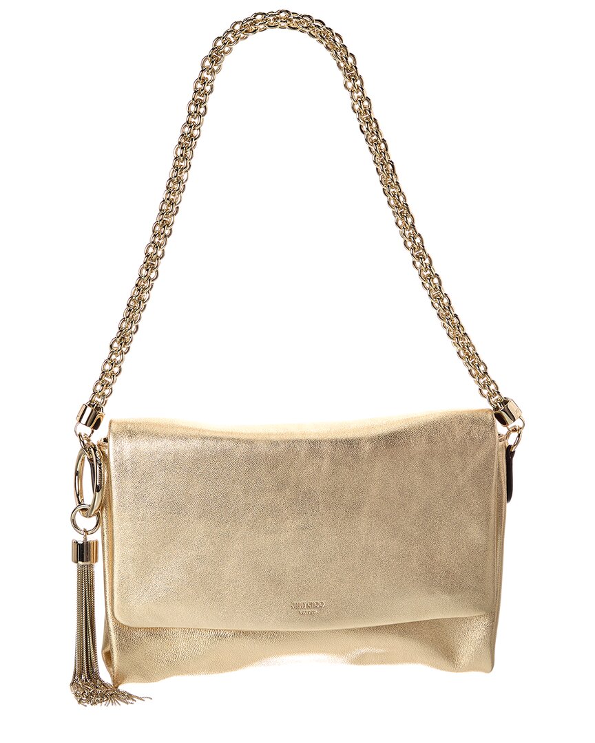 Jimmy Choo Jimmy Choo Callie Flap Leather Shoulder Bag