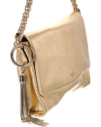 Jimmy Choo Jimmy Choo Callie Flap Leather Shoulder Bag