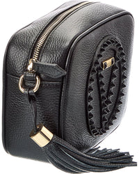 Valentino By Mario Valentino Mia Rock Leather Camera Bag