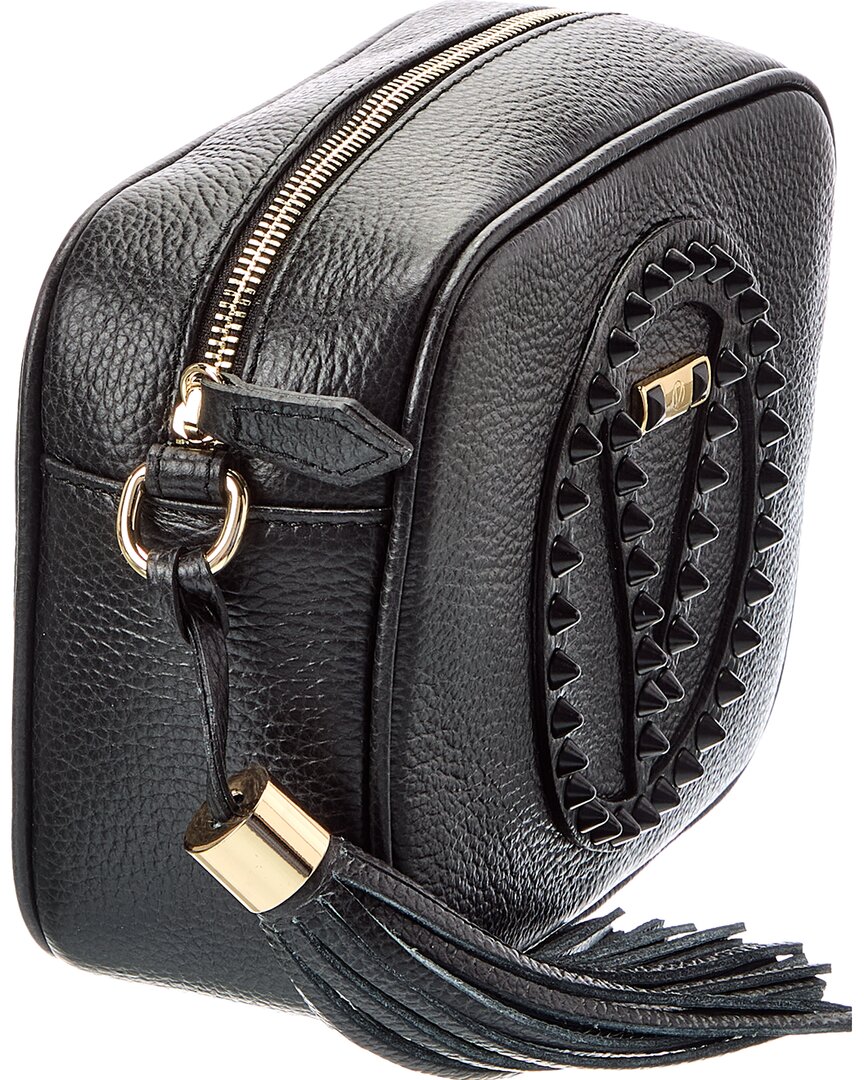 Valentino By Mario Valentino Mia Rock Leather Camera Bag