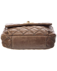 Chanel Chanel Brown Quilted Leather Ultimate Stitch Retro Chain Flap Bag (Authentic
