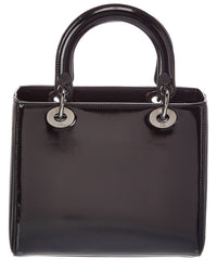 Dior Dior Black Leather Lady Dior Medium (Authentic Pre-Loved)