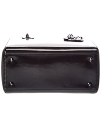 Dior Dior Black Leather Lady Dior Medium (Authentic Pre-Loved)