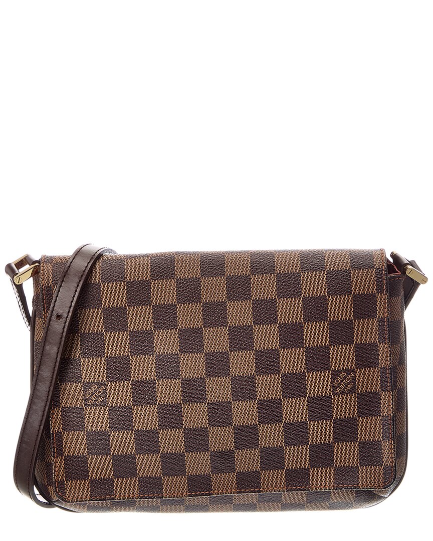 Louis Vuitton Louis Vuitton Brown Damier Ebene Musette Tango Long Strap (Authentic Pre-Loved)