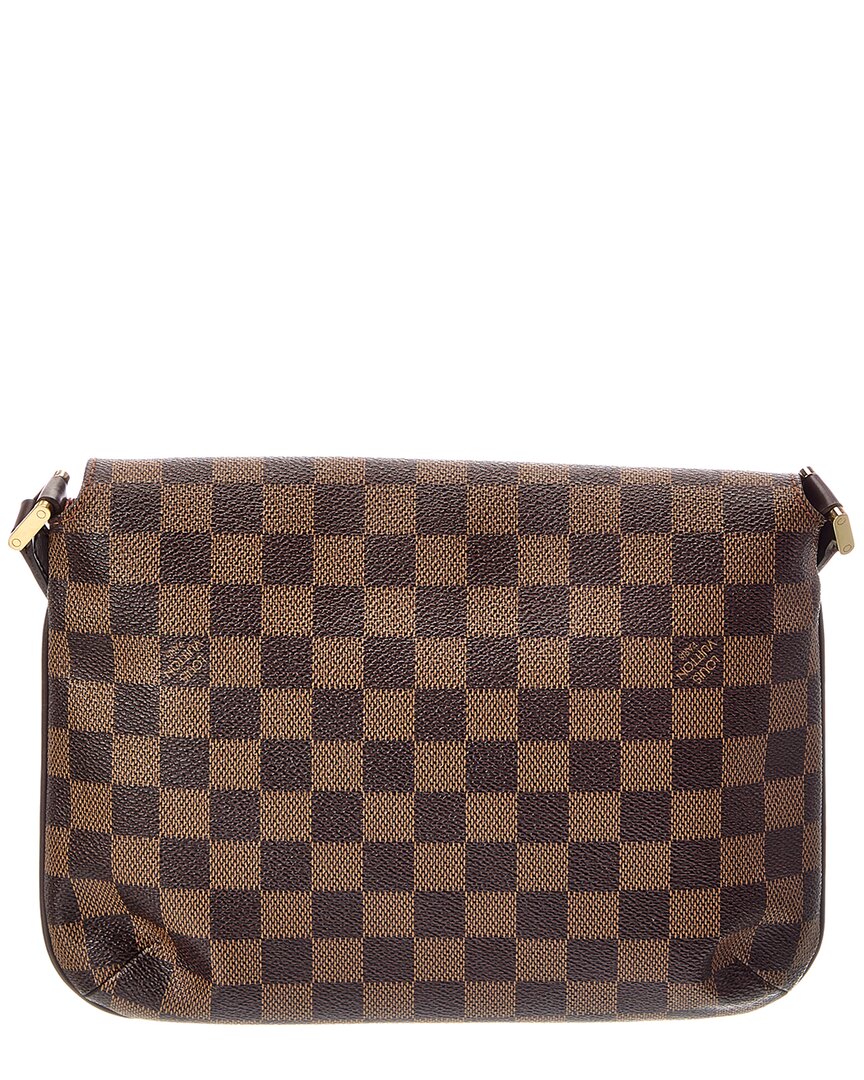 Louis Vuitton Louis Vuitton Brown Damier Ebene Musette Tango Long Strap (Authentic Pre-Loved)
