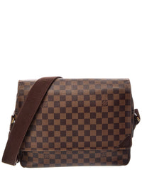 Louis Vuitton Louis Vuitton Brown Damier Ebene Shelton Mm (Authentic Pre-Loved)