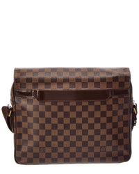Louis Vuitton Louis Vuitton Brown Damier Ebene Shelton Mm (Authentic Pre-Loved)