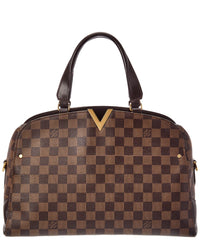 Louis Vuitton Louis Vuitton Brown Damier Ebene Kensington Bowling Bag (Authentic Pre-Loved)