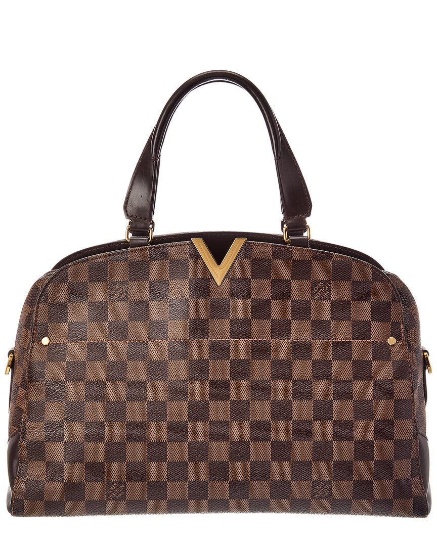 Louis Vuitton Louis Vuitton Brown Damier Ebene Kensington Bowling Bag (Authentic Pre-Loved)