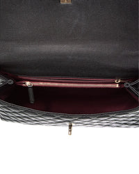 Chanel Chanel Black Quilted Leather Coco Handle Shoulder Bag (Authentic Pre-Loved)