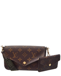 Louis Vuitton Louis Vuitton Brown Monogram Canvas Felicie Strap & Go (Authentic Pre-Loved)