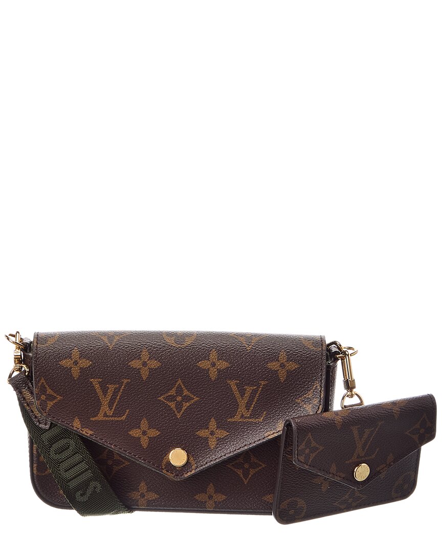 Louis Vuitton Louis Vuitton Brown Monogram Canvas Felicie Strap & Go (Authentic Pre-Loved)