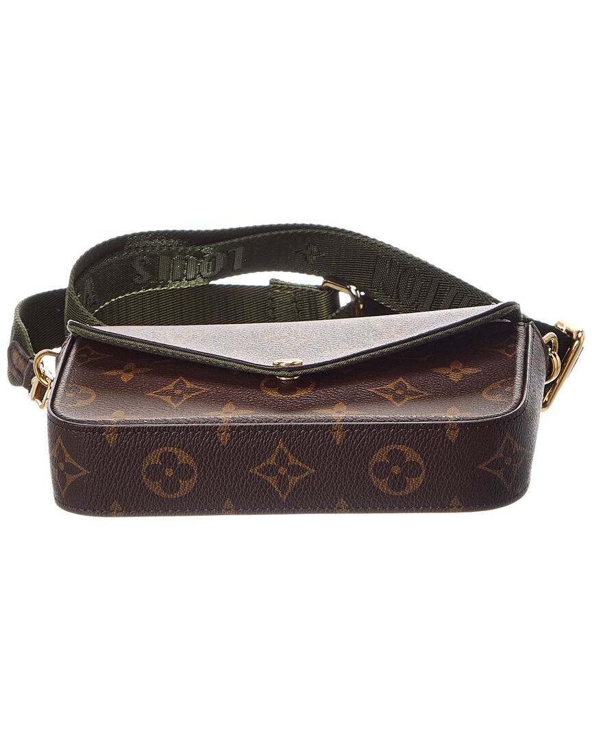 Louis Vuitton Louis Vuitton Brown Monogram Canvas Felicie Strap & Go (Authentic Pre-Loved)
