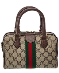 Gucci Gucci Ophidia Canvas & Leather Shoulder Bag