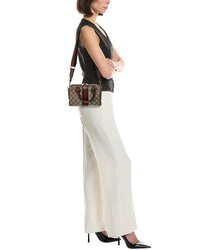 Gucci Gucci Ophidia Canvas & Leather Shoulder Bag