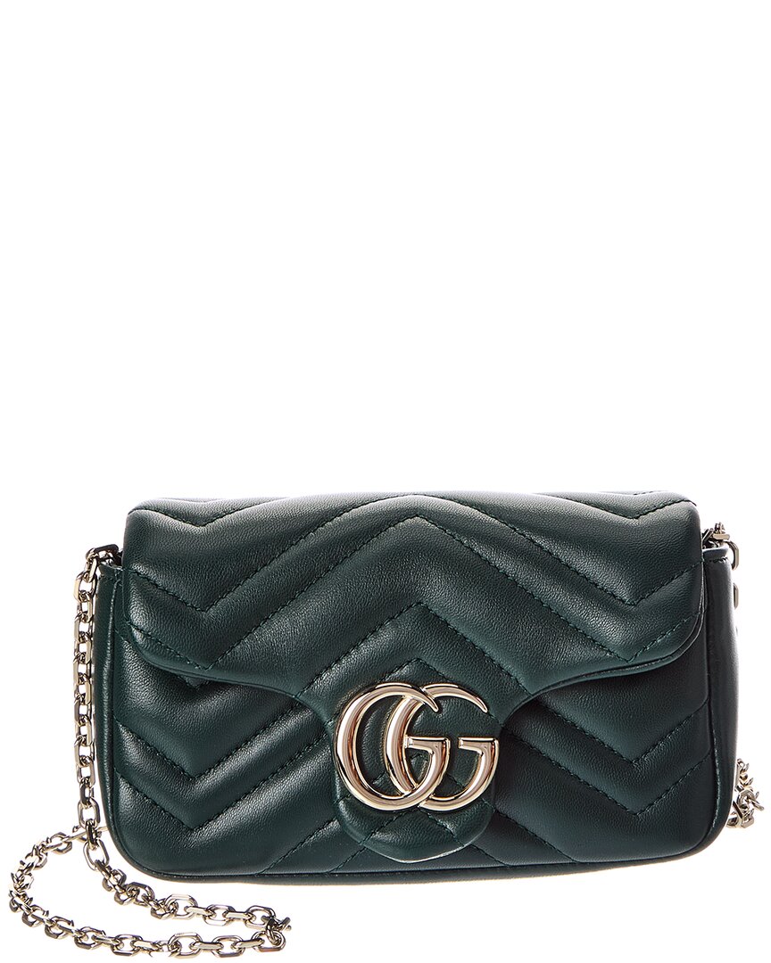 Gucci Gucci Gg Marmont Mini Leather Shoulder Bag