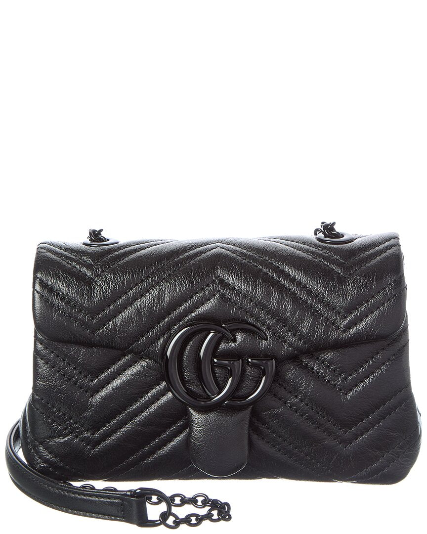 Gucci Gucci Gg Marmont Mini Leather Shoulder Bag
