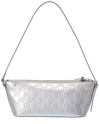 Gucci Gucci Gg Emblem Small Patent Shoulder Bag