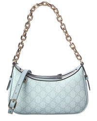 Gucci Gucci Gg Emblem Leather Shoulder Bag