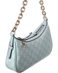 Gucci Gucci Gg Emblem Leather Shoulder Bag