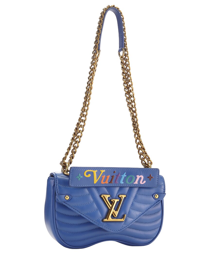 Louis Vuitton Louis Vuitton Blue Calfskin Leather Calfskin New Wave Shoulder (Authentic Pre-