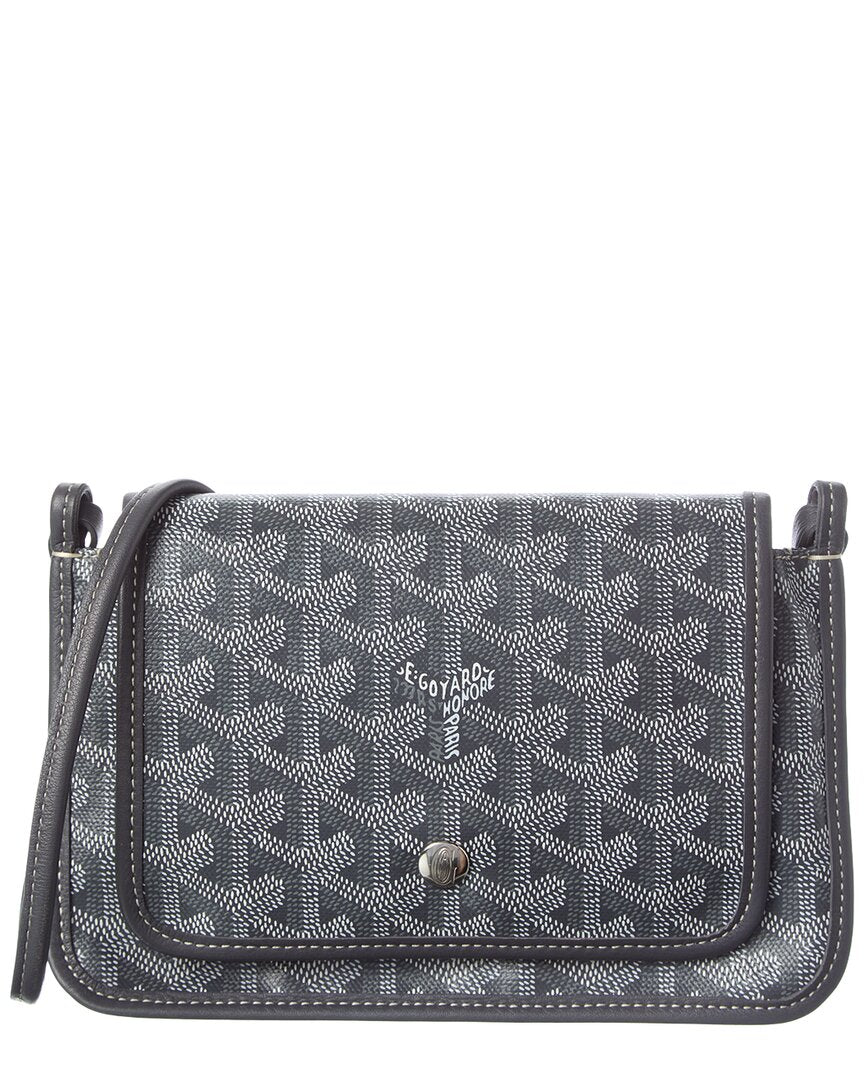 Goyard Goyard Grey Coated Canvas Crossbody (Authentic Pre-Loved)