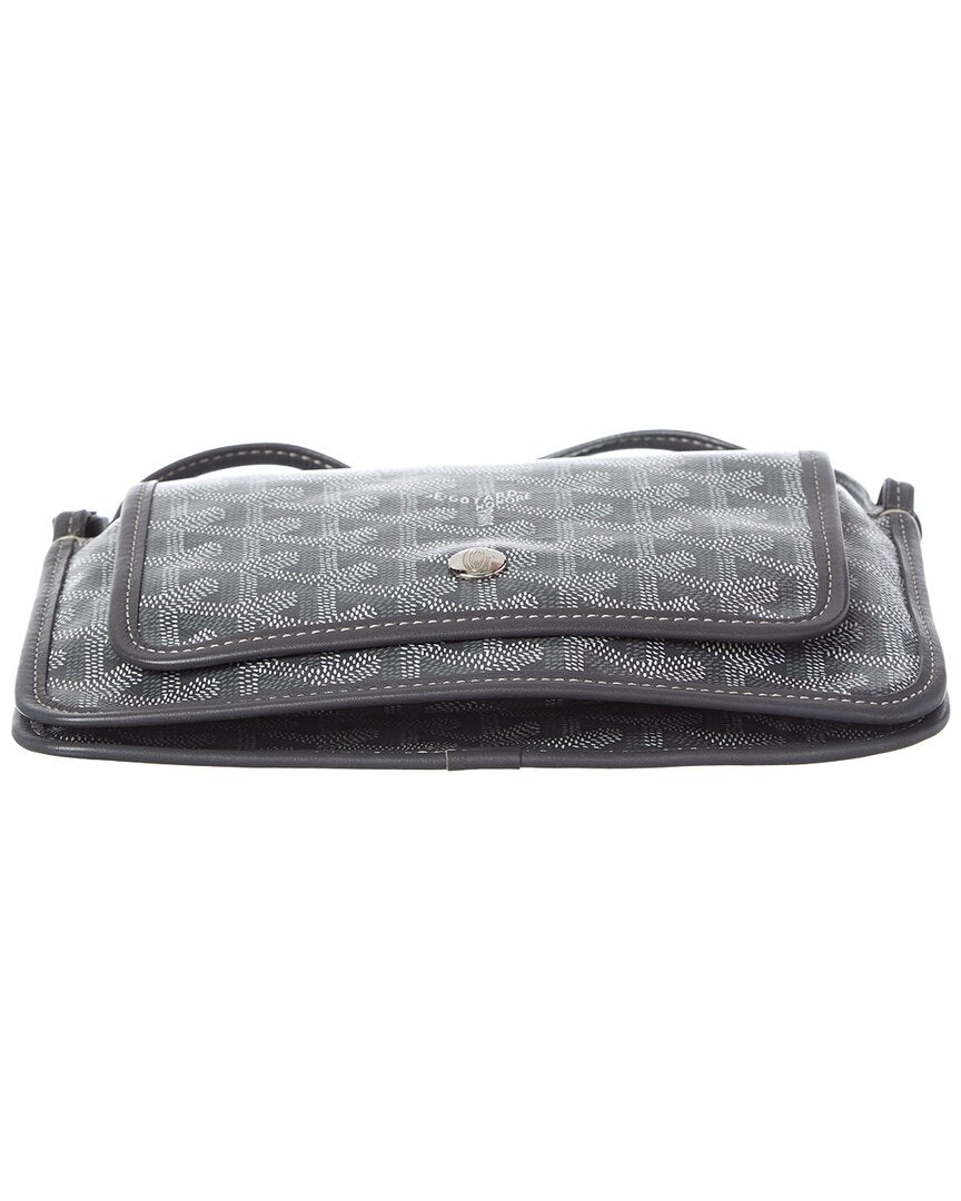 Goyard Goyard Grey Coated Canvas Crossbody (Authentic Pre-Loved)
