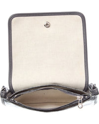 Goyard Goyard Grey Coated Canvas Crossbody (Authentic Pre-Loved)