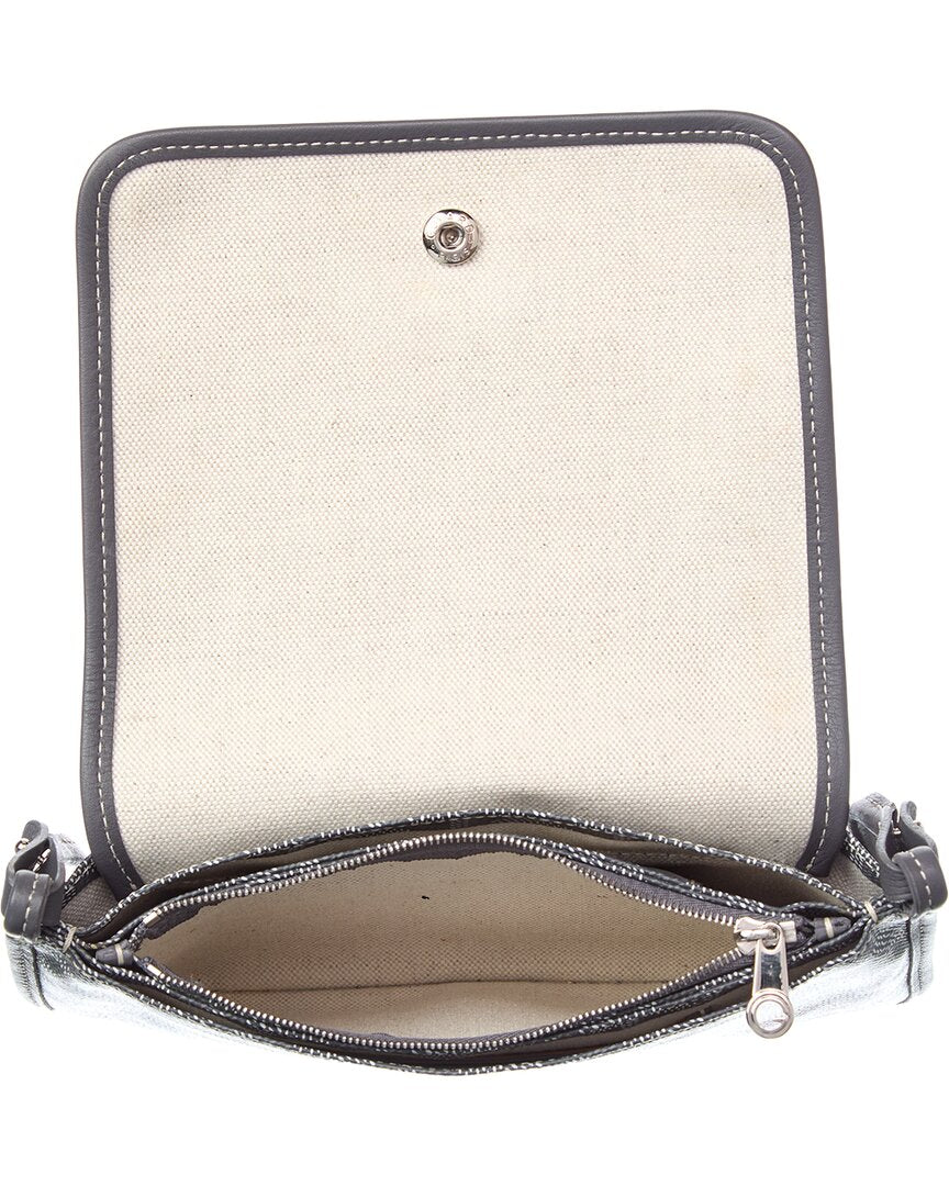 Goyard Goyard Grey Coated Canvas Crossbody (Authentic Pre-Loved)