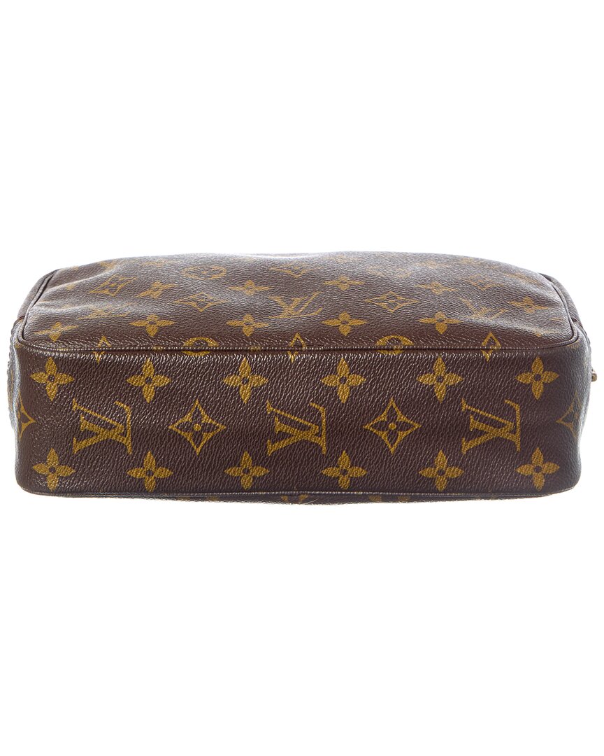 Louis Vuitton Louis Vuitton Brown Monogram Coated Canvas Trousse Toilette 23 (Authentic