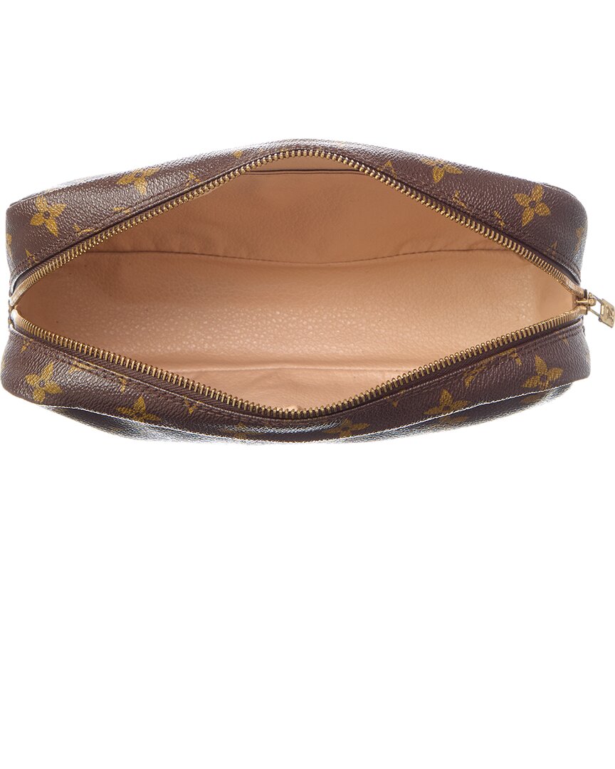 Louis Vuitton Louis Vuitton Brown Monogram Coated Canvas Trousse Toilette 23 (Authentic